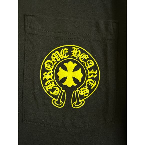 Chrome Hearts Black / Neon Eye Chart Made In Hollywood T-Shirt Tee Size M - Picture 2 of 15